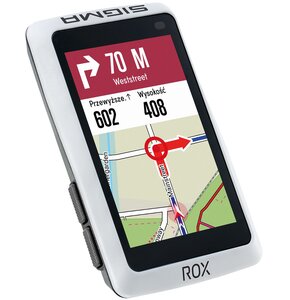 Licznik rowerowy SIGMA Rox 12.1 Evo Basic Set Biały Podświetlany