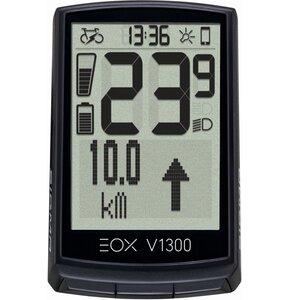Licznik rowerowy SIGMA Eox View 1300 Standard Czarny Podświetlany