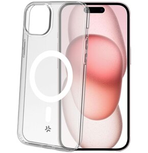 Etui CELLY Gelskinmag do Apple iPhone 15 Przezroczysty