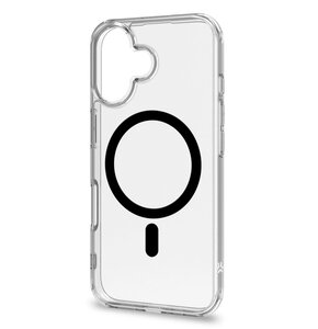 Etui CELLY Gelskinmag do Apple iPhone 16 Przezroczysto-czarny