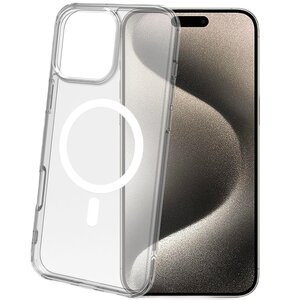 Etui CELLY Gelskinmag do Apple iPhone 16 Pro Max Przezroczysto-biały