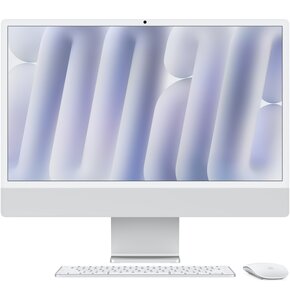 Komputer APPLE iMac 2024 23.5" Retina M4 (10 rdzeni) 16GB RAM 256GB SSD macOS Srebrny
