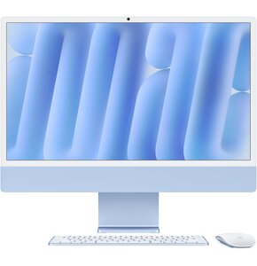 Komputer APPLE iMac 2024 23.5" Retina M4 (8 rdzeni) 16GB RAM 256GB SSD macOS Niebieski