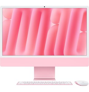 Komputer APPLE iMac 2024 23.5" Retina M4 (10 rdzeni) 16GB RAM 256GB SSD macOS Różowy