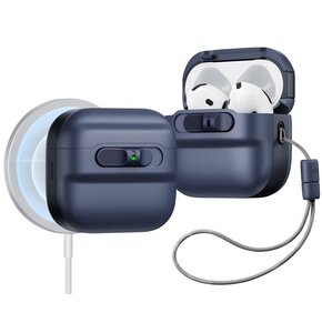 Etui na słuchawki ESR Pulse HaloLock MagSafe do Apple Airpods 4 Niebieski
