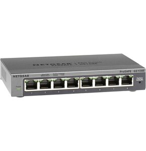 Switch NETGEAR GS108E-400EUS Gigabit Ethernet, 8 portów, Zarządzalny