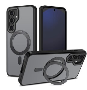 Etui TECH-PROTECT Magring MagSafe do Samsung Galaxy S24 FE Czarny