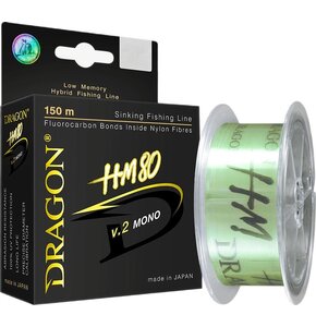 Żyłka DRAGON HM80 V.2 Mono 0.283 mm / 150 m Jasnozielony