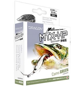 Żyłka DRAGON Millenium MTX-HP Szczupak 0.284 mm / 150 m Oliwkowozielony