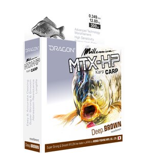 Żyłka DRAGON Millenium MTX-HP Karp 0.349 mm / 300 m Ciemnobrązowy