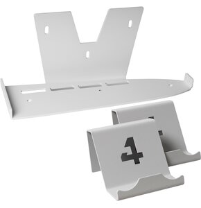 Zestaw uchwytów 4MOUNT 4M-PS5S-W-V2 do konsoli PS5 Slim Biały