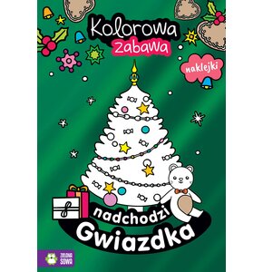 Kolorowanka Kolorowa zabawa Nadchodzi Gwiazdka (okładka miękka)