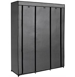 Szafa tekstylna GOCKOWIAK Mira Maxi (175 x 135 x 45 cm) Antracyt
