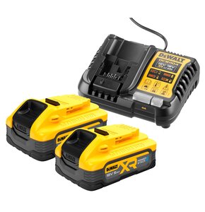 Akumulator DEWALT DCB1104H2-QW 5A 18V (2 szt.) + ładowarka