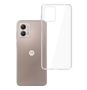 Etui 3MK Clear Case do Motorola Moto G53 Przezroczysty