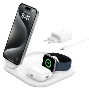 Ładowarka indukcyjna BELKIN BoostCharge WIZ029VFWH 15W Biały