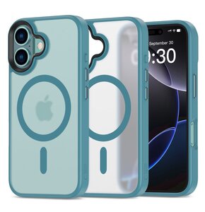 Etui TECH-PROTECT MagMat MagSafe do Apple iPhone 16 Turkusowy