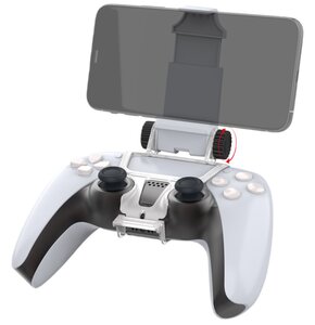 Uchwyt na telefon DOBE TP5-0527B do kontrolera PS5 Biały