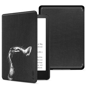 Etui na Kindle 11/12 TECH-PROTECT SmartCase Czarny kot