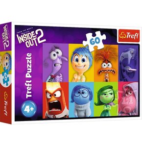 Puzzle TREFL Disney W głowie się nie mieści 2 Poznaj swoje emocje 17397 (60 elementów)