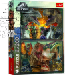 Puzzle TREFL Jurassic World Prehistoryczny świat 13316 (400 elementów)