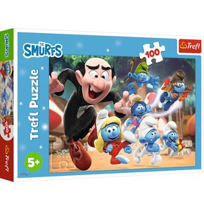 Puzzle TREFL Smerfy Nauki Papy Smerfa 16481 (100 elementów)