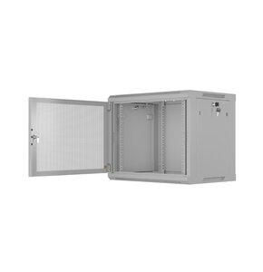 Szafa RACK LANBERG 19" 9U WF01-6409-23S 600 x 450 mm, Wisząca Szary