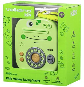 Skarbonka VOLKANO Vault Żabka VK-5708-GR Zielony