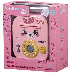 Skarbonka VOLKANO Vault Królik VK-5708-PK Różowy