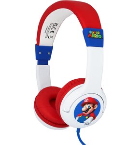 Słuchawki nauszne OTL Super Mario Czerwono-biały
