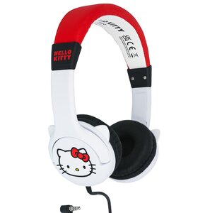 Słuchawki nauszne OTL Hello Kitty HK1180 Biało-czerwony