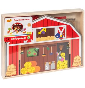 Zabawka SMILY PLAY Drewniana farma SPW84946