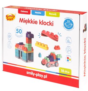 Klocki plastikowe SMILY PLAY Miękkie SP84943