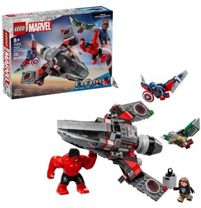 LEGO 76292 Marvel Kapitan Ameryka kontra Czerwony Hulk - bitwa
