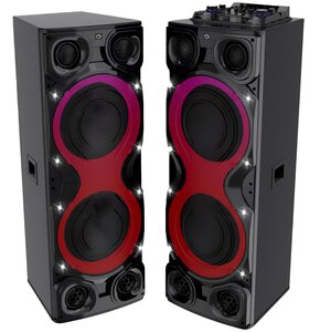 Power Audio MANTA MINOS PRO, 800W, Bluetooth, Mikrofon bezprzewodowy w zestawie, Tryb X-BASS, Wejście mikrofonowe