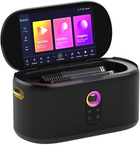 Power Audio IKARAO SHELL S1, BT,Wi-Fi,Bateria 8 godzin,10.1-calowy ekran dotykowy,Dwa bezprzewodowe mikrofony w zestawie