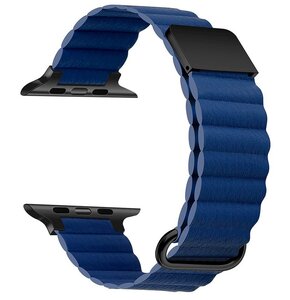 Pasek LUNA A00290 do Apple Watch 3/4/5/6/7/8/9/SE (42/44/45mm) Niebieski