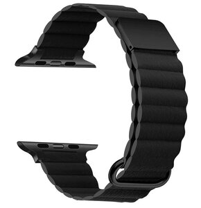 Pasek LUNA A00292 do Apple Watch (42/44/45mm) Czarny
