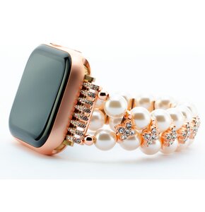 Pasek LUNA A00295 do Apple Watch 3/4/5/6/7/8/9/SE (38/40/41mm) Złoty