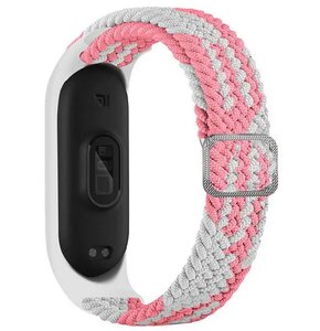 Pasek LUNA X00017 do Xiaomi Band 8 Różowo-biały