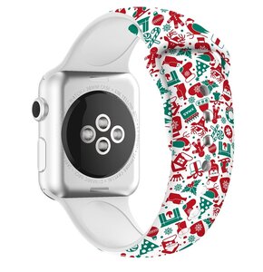 Pasek LUNA A00301 do Apple Watch 3/4/5/6/7/8/SE (38/40/41mm) Wielokolorowy
