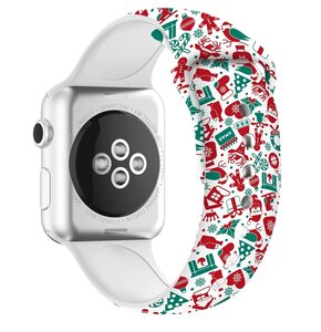 Pasek LUNA A00299 do Apple Watch 3/4/5/6/7/8/SE (38/40/41mm) Wielokolorowy
