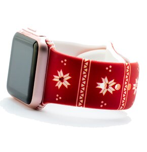 Pasek LUNA do Apple Watch 8/9/SE (40/41 mm) A316 Edycja świąteczna zakolanówki