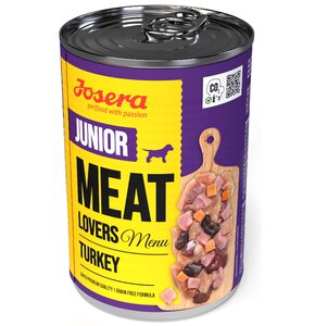 Karma dla psa JOSERA Meat Lovers Junior Menu Turkey 400 g