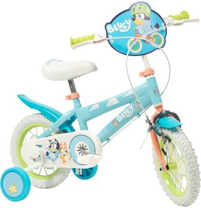 Rower dziecięcy TOIMSA Bluey 1259 12 cali Błękitno-limonkowy