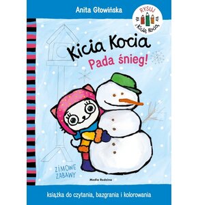 Kolorowanka Kicia Kocia Pada śnieg (miękka okładka)
