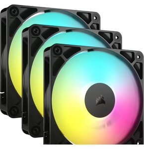 Wentylator CORSAIR RS120 PWM ARGB Czarny (3 szt.)