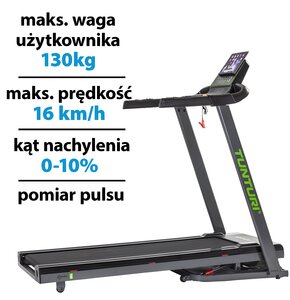 Bieżnia elektryczna TUNTURI Cardio Fit T40 1100W 16km/h