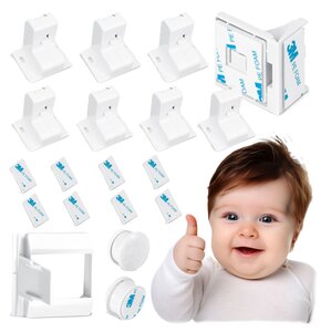 Magnetyczne zabezpieczenie szafek RICOKIDS 798010 (8 szt.)