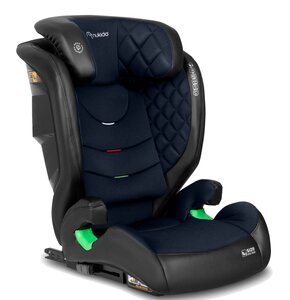 Fotelik samochodowy NUKIDO Louis i-Size 100-150 cm (15-36 kg) Czarno-granatowy